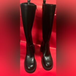 Zara High Boots with Lug/Chunky Sole